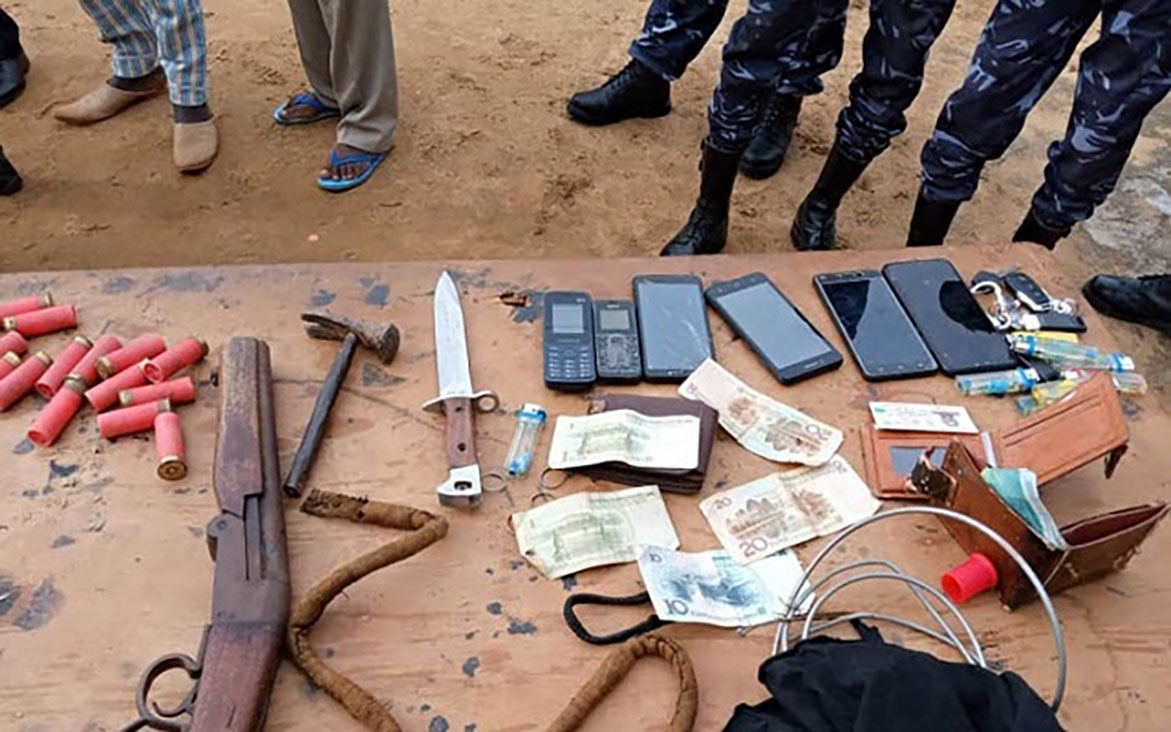 Cinkassé : La police nationale saisit 4 malfrats