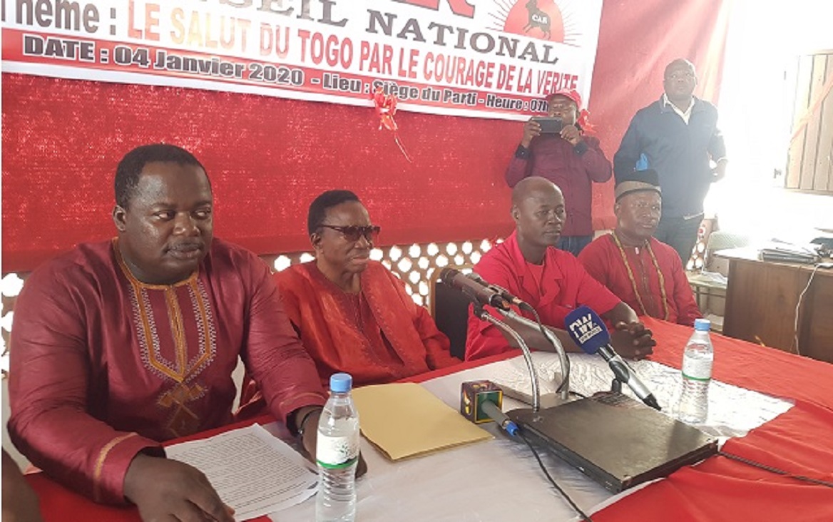 Présidentielle de 2020 : Le Togo est à l’aube d’un grand péril, selon le CAR