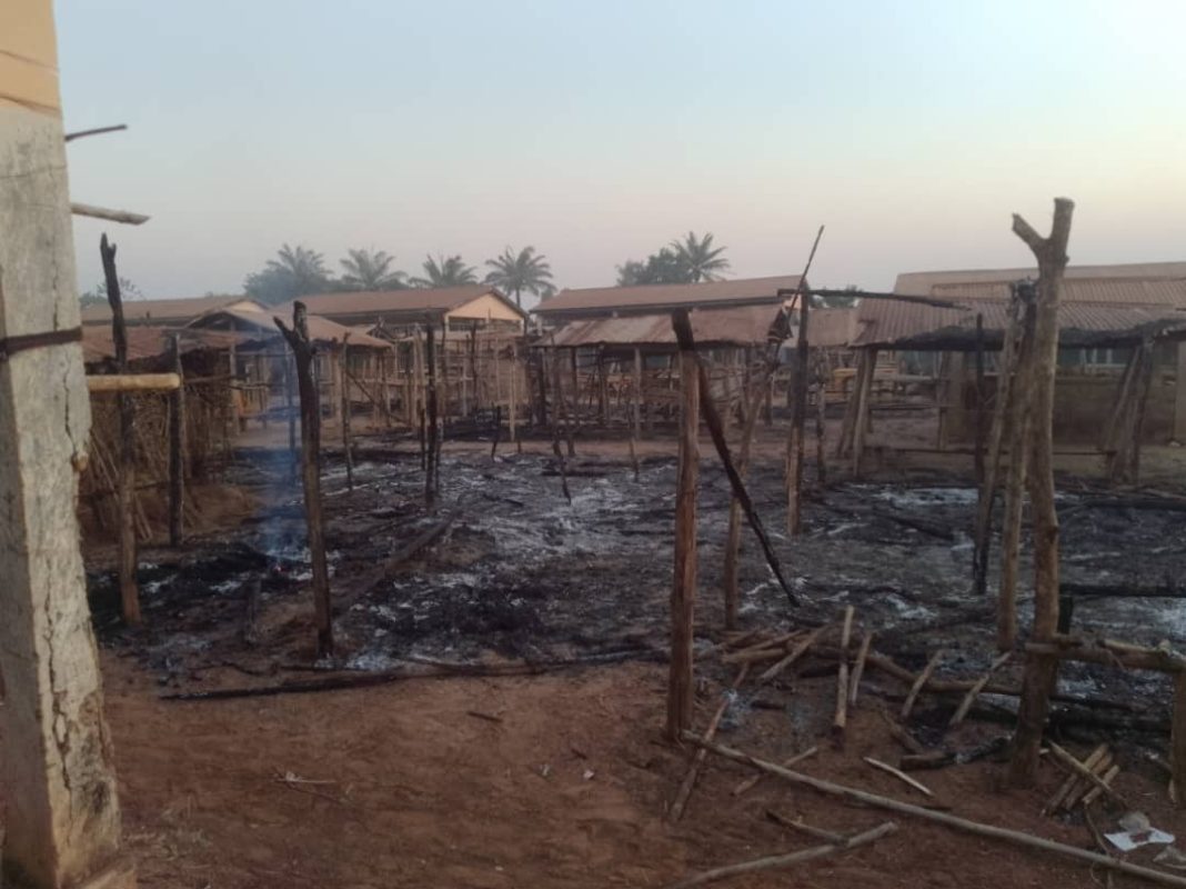 Incendie Dévastateur au Marché de Tchébébé à Sotouboua