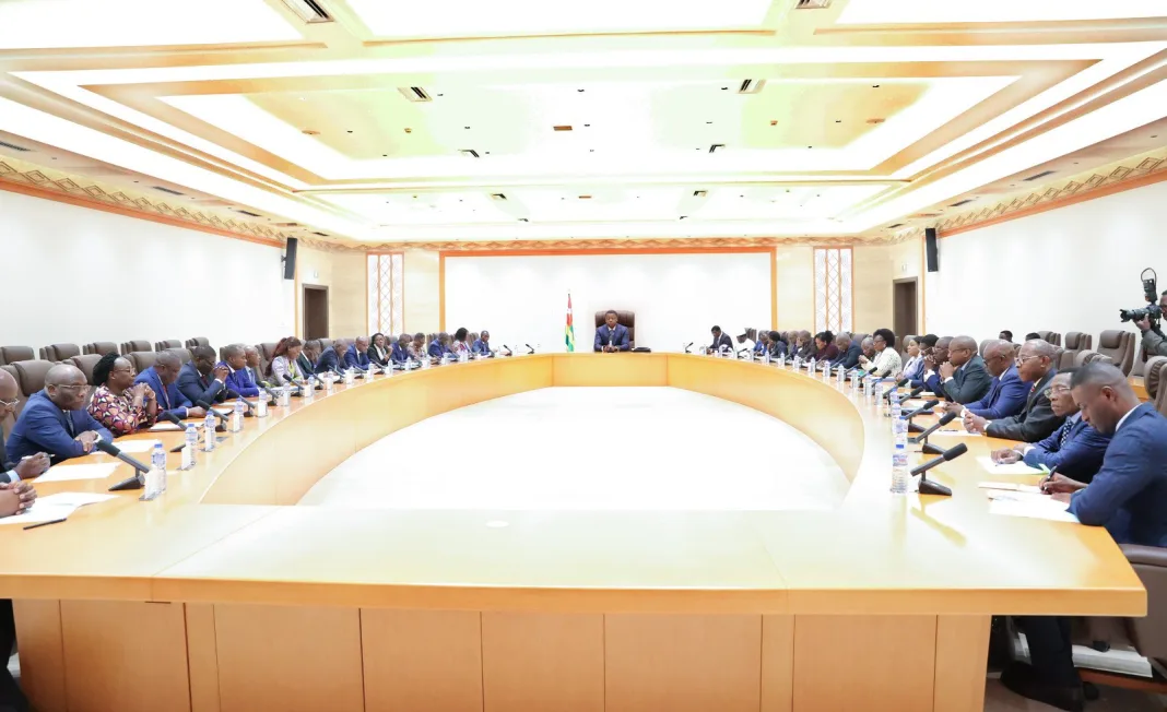 Premier Conseil des Ministres du Nouveau Gouvernement de Transition au Togo