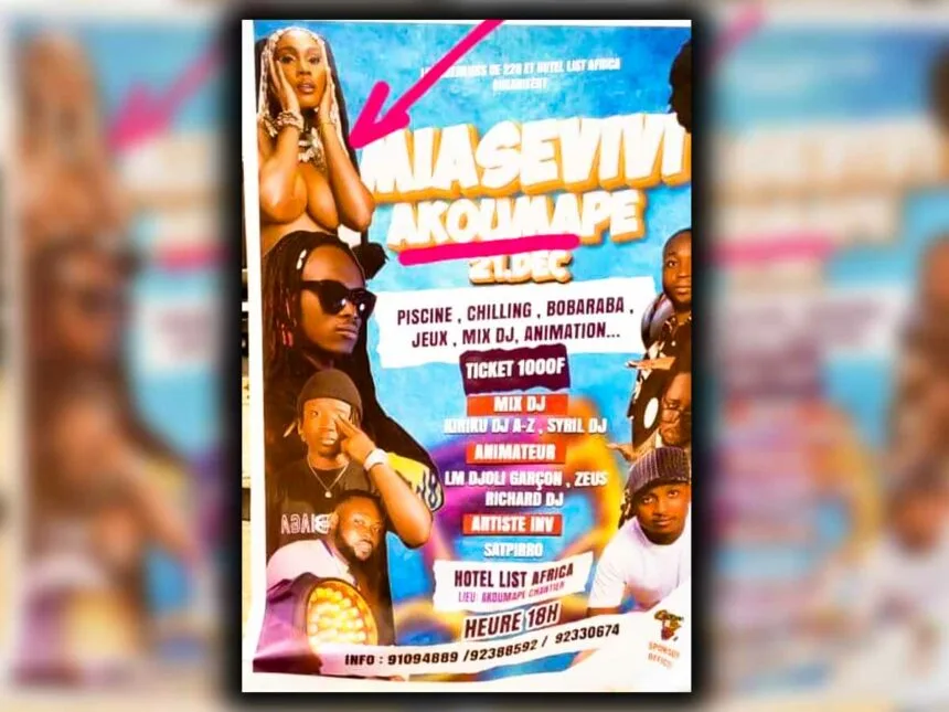 La préfecture de Vo interdit la soirée Miasevivi Akoumape pour préserver l’ordre moral et protéger la jeunesse