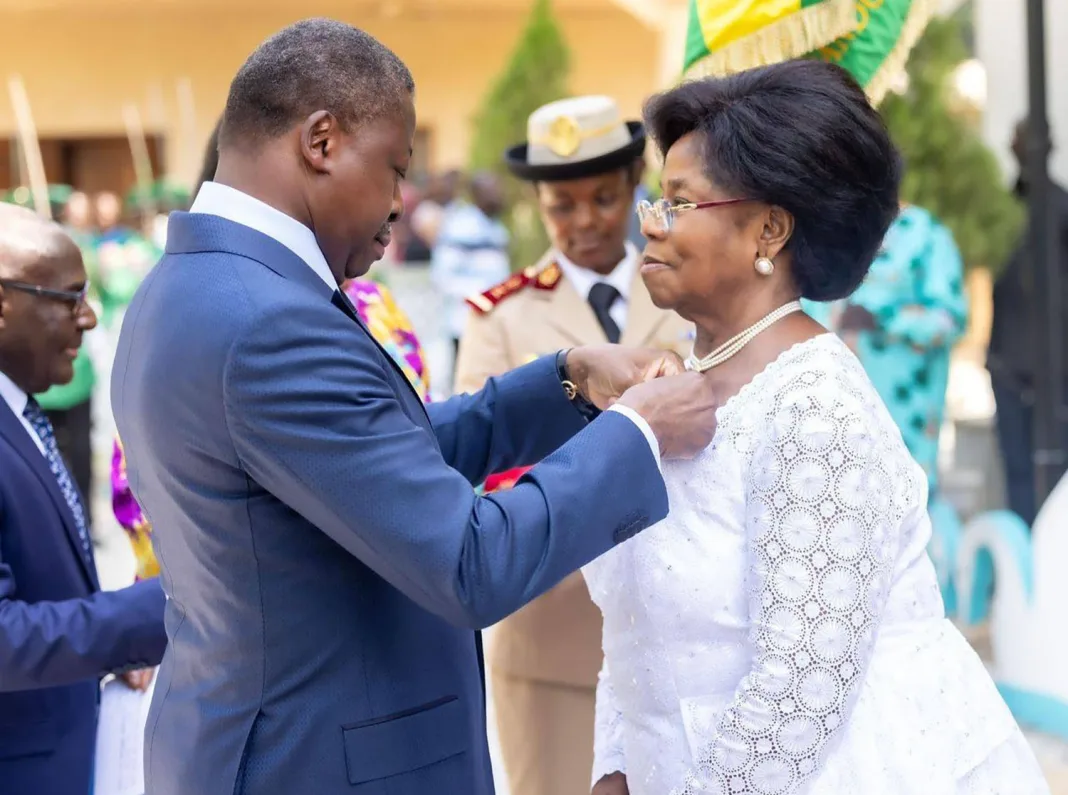 Hubertine Badagnaki Gnassingbé honorée pour son engagement national